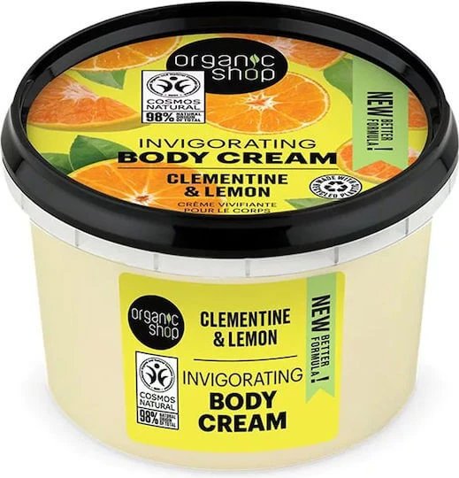 Organic Shop Clementină & Lămâie Crema hidratant pentru corp pentru toate tipurile de piele 250ml