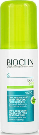Bioclin Deo Deodorant 24h sub formă de Spray Fără aluminiu 100ml