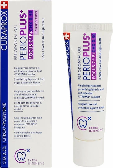 Curaprox Perio Plus Focus CHX 0.5 Pastă de dinți pentru Parodontită 10ml
