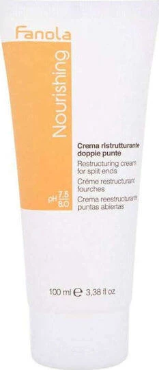 Fanola Nourishing Restructuring Cream Leave-in Hair Care Balsam Leave In Reconstrucție/Nutriție pentru Uscat Păr 100ml