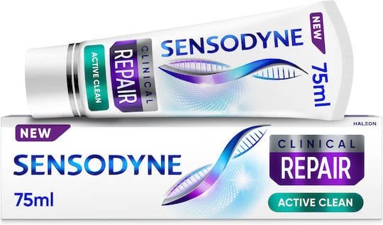 Sensodyne Clinical Repair Active Clean Pastă de dinți pentru Dinți sensibili 75ml