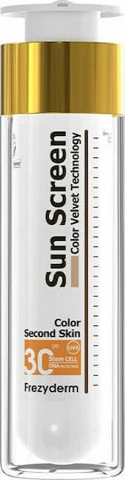 Frezyderm Sun Screen Color Velvet Cremă Solară de Față Rezistentă la Apă SPF30 cu Pigment 50ml