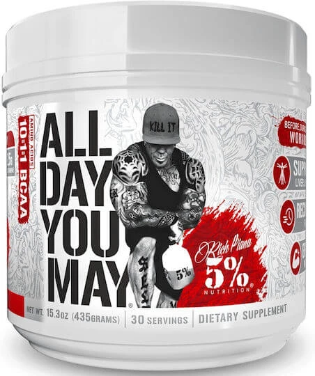 Rich Piana 5% Nutrition All Day You May 10:1:1 BCAA 450gr Suc de fructe