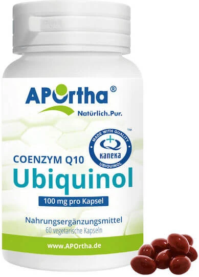 Aportha Coenzym Q10 Ubiquinol fără Gluten 100mg 60 capace