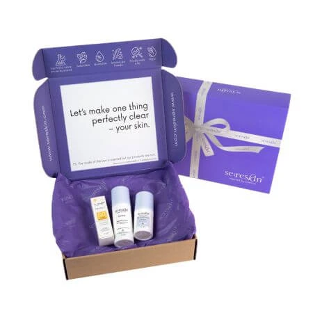 Kit anti-aging cu ser Rejuvenate, crema Repair si mini crema Protect SPF50+, 30+50+15 g, Se:Reskin