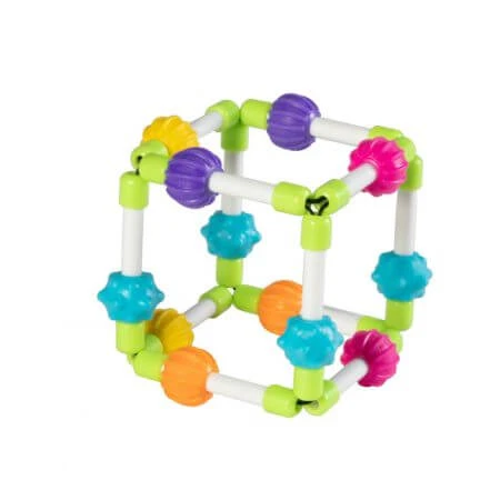 Cub senzorial flexibil pentru bebelusi, +3 luni, Fat Brain