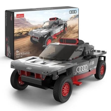 Masinuta construibila, scara 1:30, Audi RS Q E-Tron, 6 ani+, 367 piese, Rastar