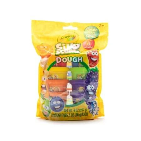 Plastilina parfumata Silly Scent, 2 ani+, 8 borcanase, Crayola