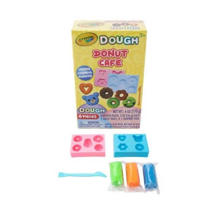 Set plastilina si accesorii, Cafeneaua cu gogosi, 3 ani+, Crayola
