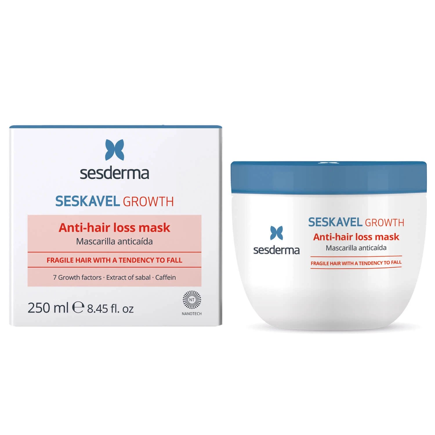Sesderma Seskavel Creștere, mască pentru căderea părului, 250 ml