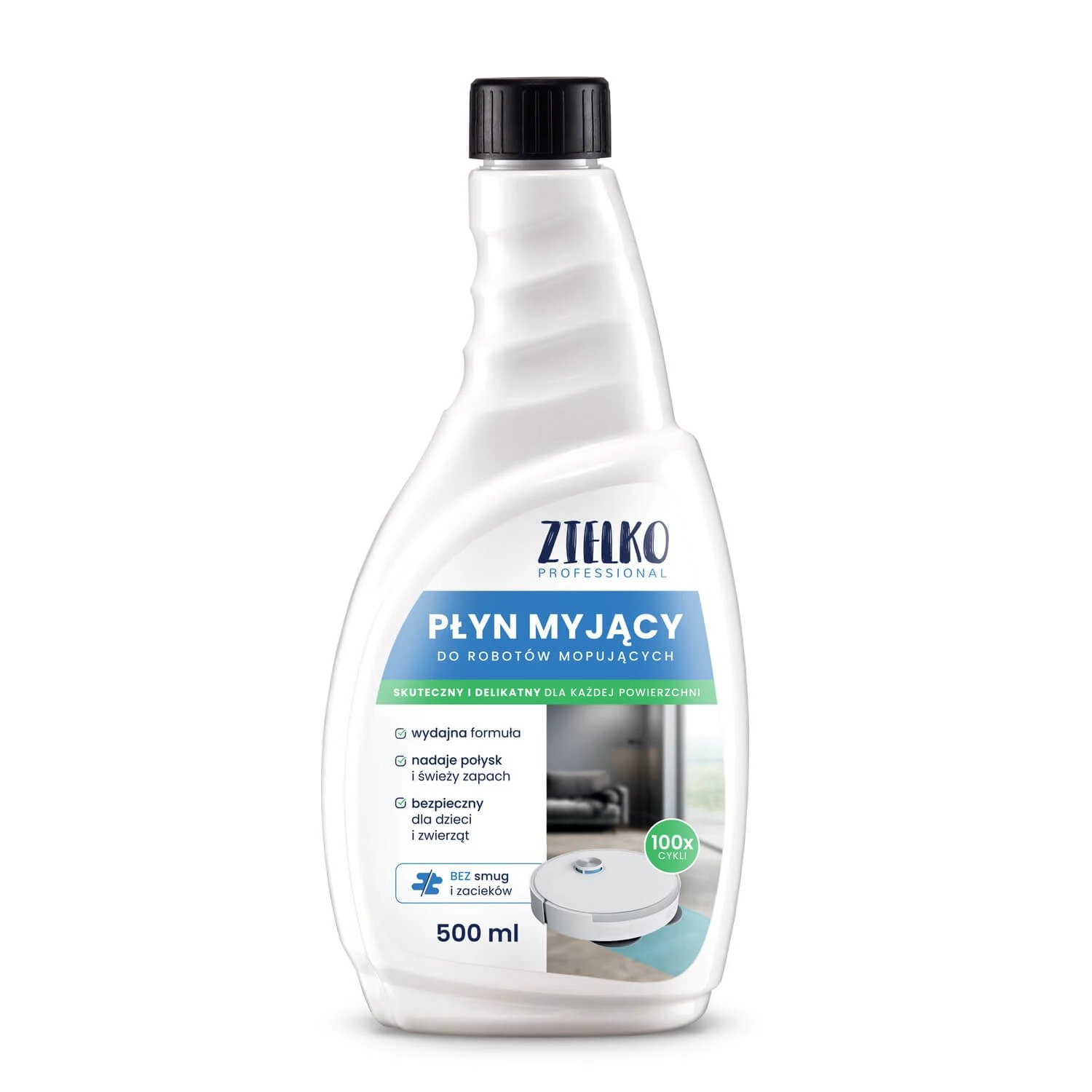 Zielko Professional, lichid de spălare pentru roboți cu mop, 500 ml