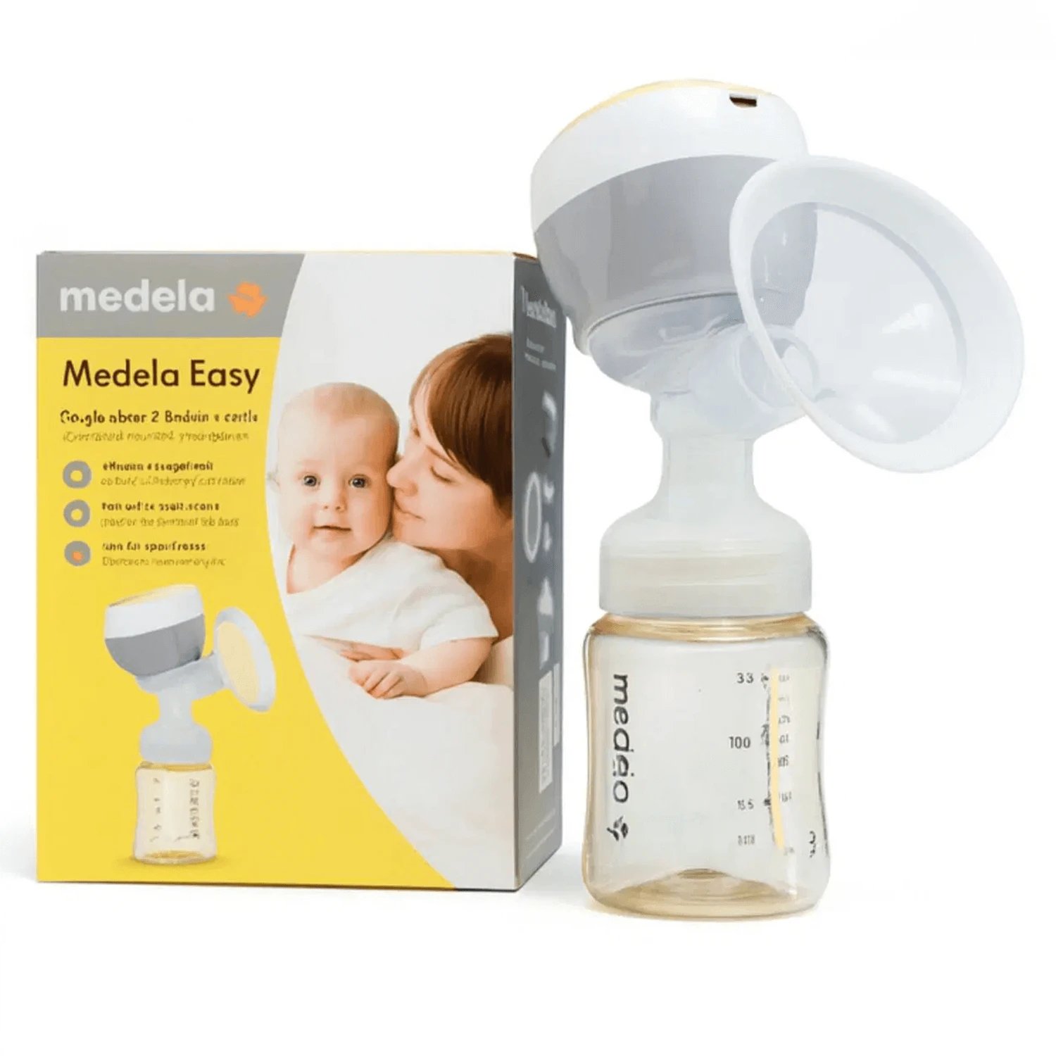 Medela Easy, pompă de sân electrică, simplă, trifazată