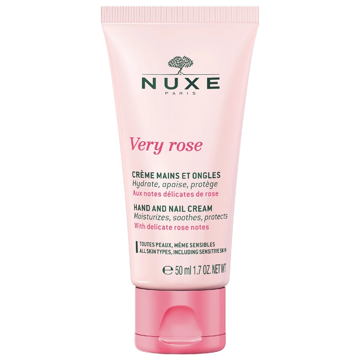 Nuxe Very Rose, cremă de mâini, 50 ml
