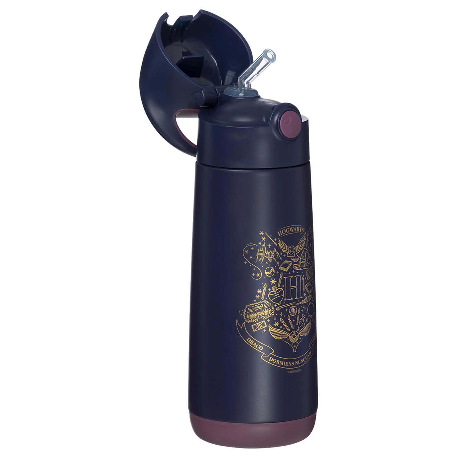 B.Box, sticlă termică cu pai, sticlă pentru copii, Harry Potter, de la 3 ani, 500 ml