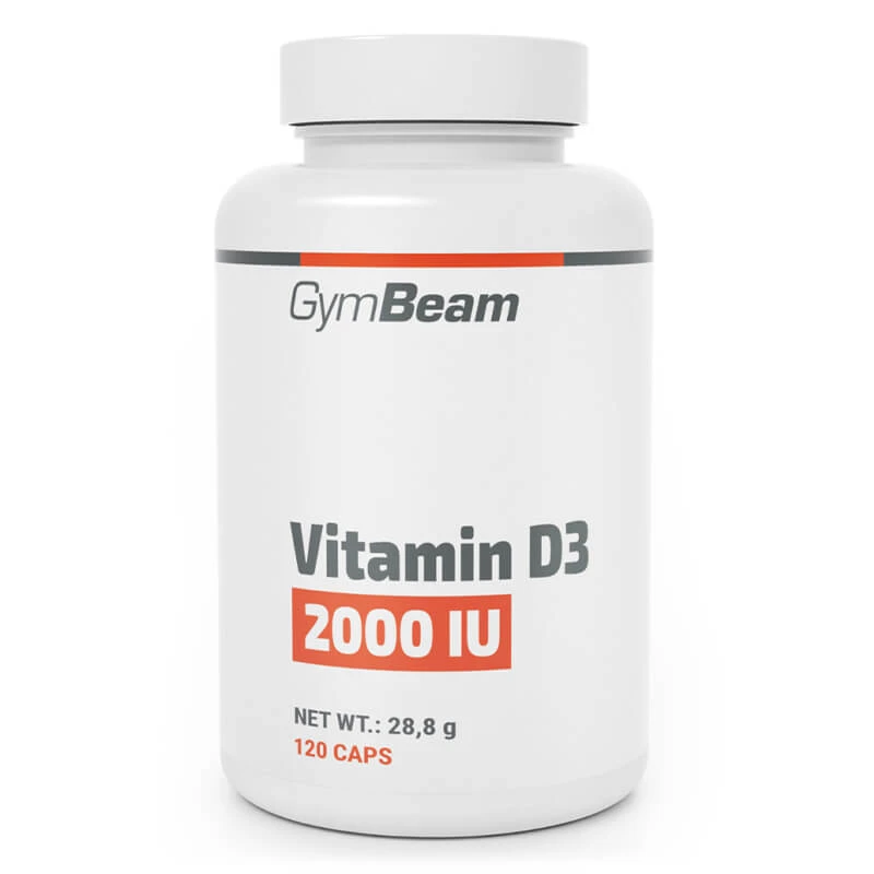GymBeam Vitamina D3 2000 UI, 120 capsule