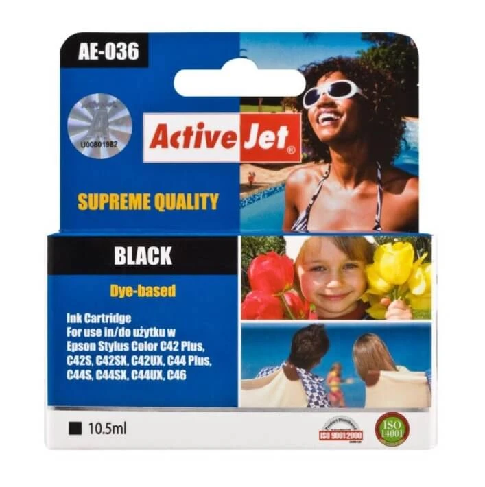 Epson ActiveJet T036 AE-36 Cerneală neagră C42 C44 C46 10.5ml