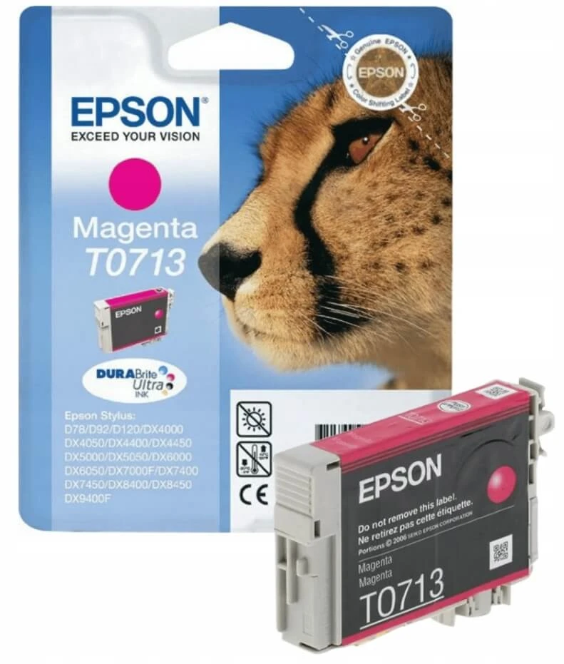 Cerneală Epson roșie (magenta) C13T07134011