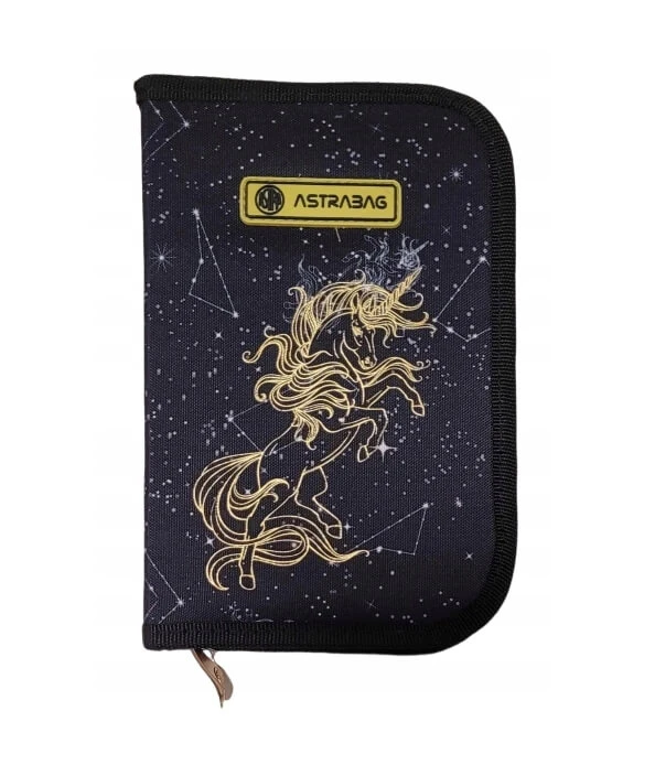 Geantă unică pliabilă pentru creioane fără accesorii Astra Bag Unicorn
