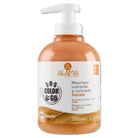 Masca pentru nuantarea parului Auriu Color Mask, 300 ml, Alama