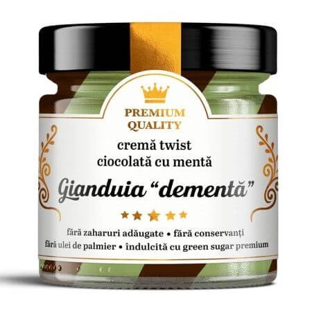 Crema twist ciocolata cu menta Gianduia Dementa, 250 g, Laboratoarele Remedia