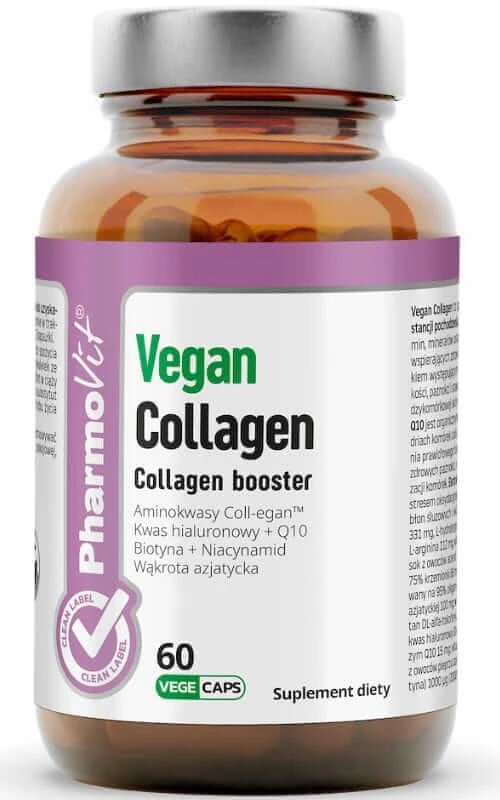 Vegan Colagen booster 60 capsule Pharmovit Clean Label