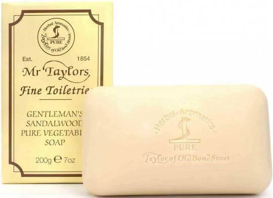 Taylor of Old Bond Street Gentleman's Sandalwood Pure Vegetable Bath Soap Baton de săpun pentru Corpul 200gr