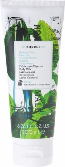 Korres Mint Tea Loțiune hidratant pentru corp pentru piele uscată & sensibilă 200ml