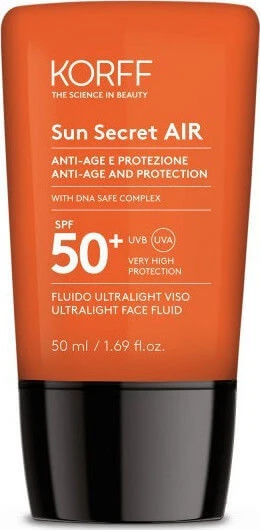 Korff Sun Secret Cremă Antisolara Față SPF50 50ml