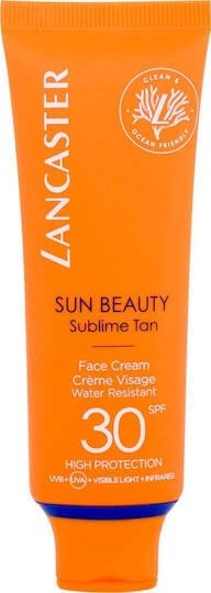 Lancaster Sun Beauty Sublime Tan Cremă Solară Rezistentă La Apă Pentru Față SPF30 50ml