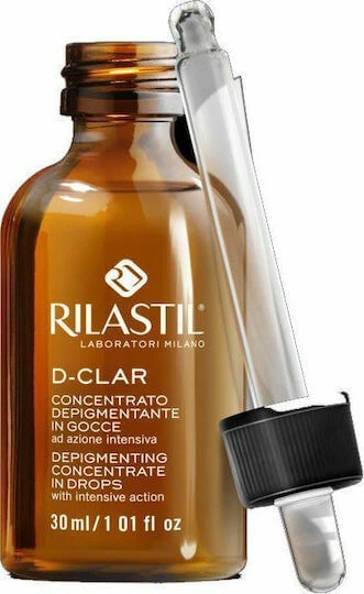 Rilastil D-Clar Depigmenting în Picături Serum Antirid pentru Față cu Vitamina C și Vitamina E 30ml
