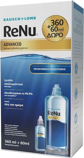 Bausch & Lomb ReNu Advanced Soluție pentru lentile de contact 360ml & 60ml