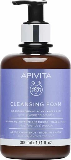 Apivita Cleansing Foam Limited Edition Spumă Față & Ochi 300ml