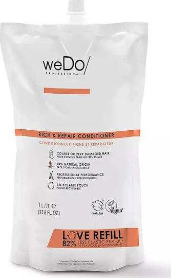 Wedo Rich and Repair Balsam Reconstrucție/Nutriție pentru Toate Tipurile de Păr 1000ml