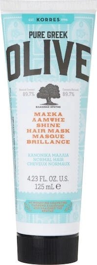 Korres Pure Greek Olive Mască de Păr pentru Stralucire 125ml