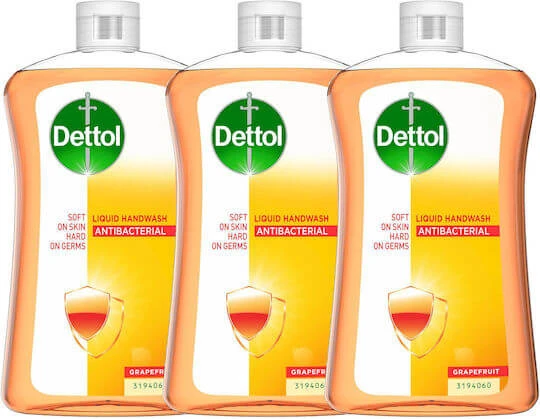 Dettol Grapefruit Refill Lichid pentru Mâinile 3x750ml