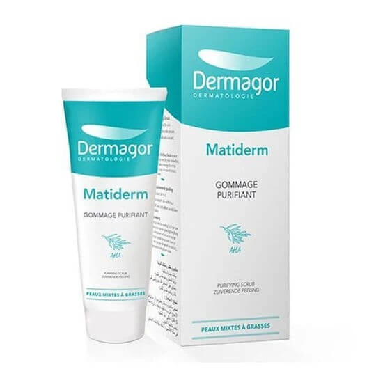 Dermagor Matiderm Mască Exfoliantă Purificatoare pentru Ten Gras Predispus la Acnee 50ml