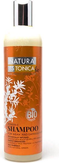 Natura Estonica Power-C Sampon de Păr împotriva Căderii Părului pentru Fragil Păr 400ml