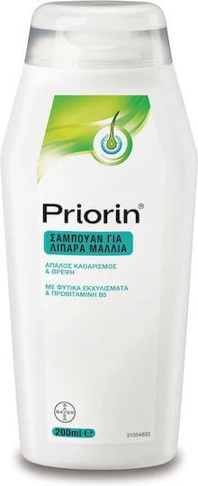 Priorin Șampon Împotriva Căderii Părului pentru Păr Gras 200ml