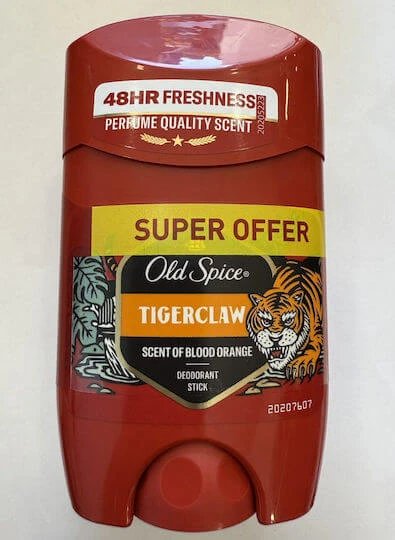 Old Spice Tigerclaw Deodorant sub formă de Stick Fără aluminiu 2x50ml
