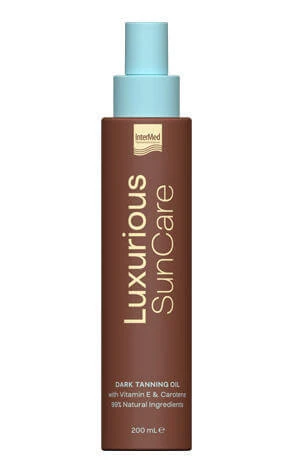 InterMed Luxurious Dark Tanning Oil Ulei de Bronzare pentru Corp sub Formă de Spray 200ml
