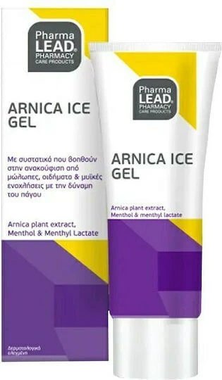 Pharmalead Arnica Ice Gel with Arnica Gel de crioterapie Extract de plante, mentol și lactat de mentol 100ml