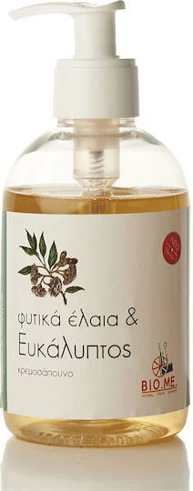 BIO.ME. Săpun lichid pentru mâini cu ulei esențial de eucalipt Săpun crema 300ml