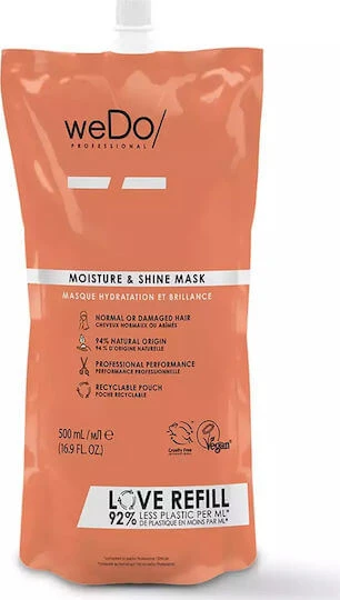 Wedo Professional Moisture and Shine Mask Mască de Păr pentru Hidratare 500ml