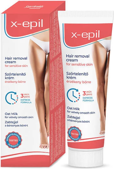 x-epil Crema hidratant pentru corp pentru piele sensibilă 40ml