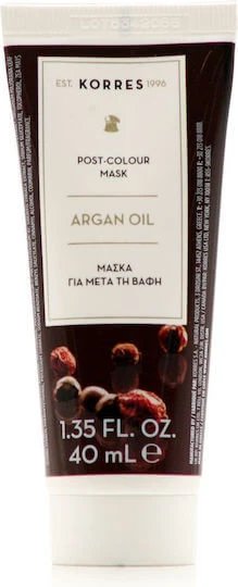 Masca de păr Korres cu ulei de argan după vopsire 40ml