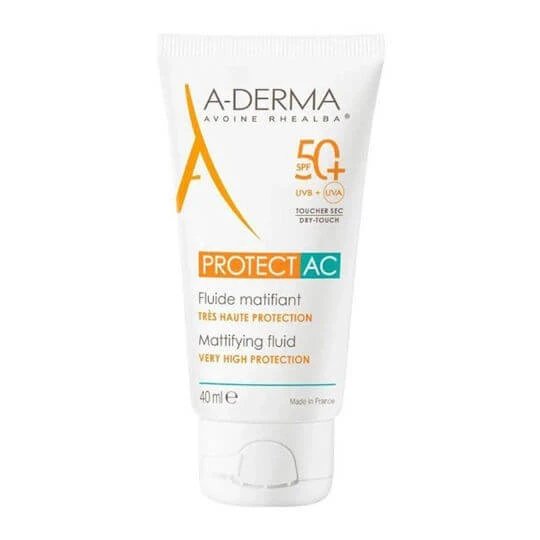 A-Derma Protect AC Cremă Solară pentru Față SPF50 40ml