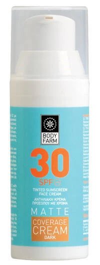 Bodyfarm Cremă Solară Nuantată Față SPF30 Cu Pigment 50ml