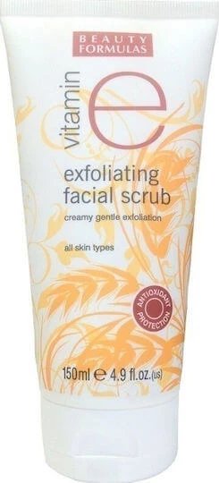 Beauty Formulas Vitamin E Exfoliating Facial Scrub pentru Față 150ml