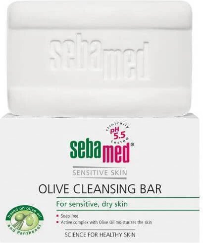 Bară de curățare Sebamed cu ulei de măsline, bară de spălare cu ulei de măsline, 150g