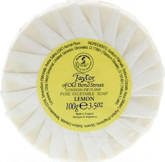 Taylor of Old Bond Street Pure Vegetable Hand Soap Lemon Baton de săpun pentru Corpul 100gr